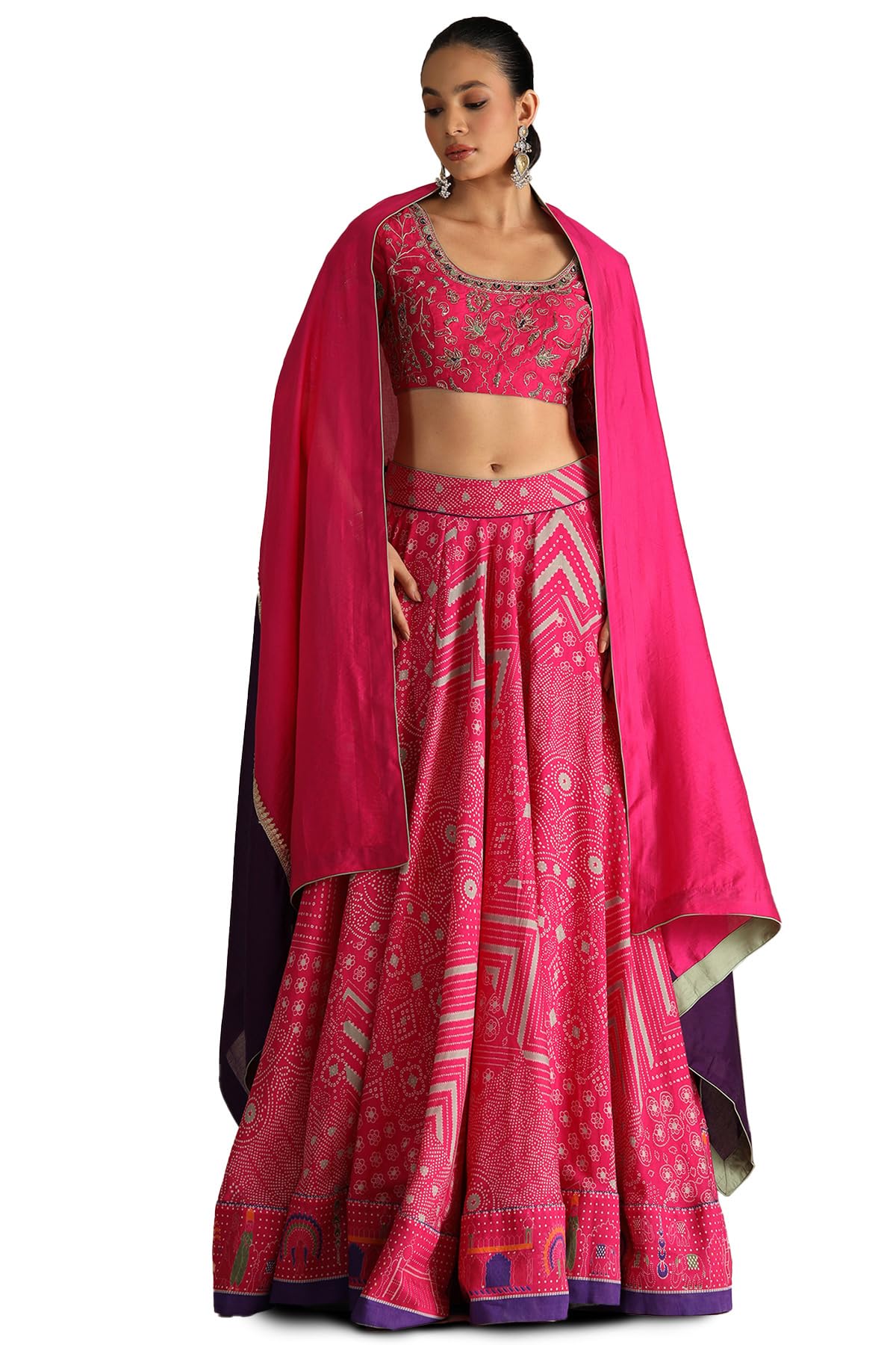 Soch Women Viscose Embroidered Ethnic Wear