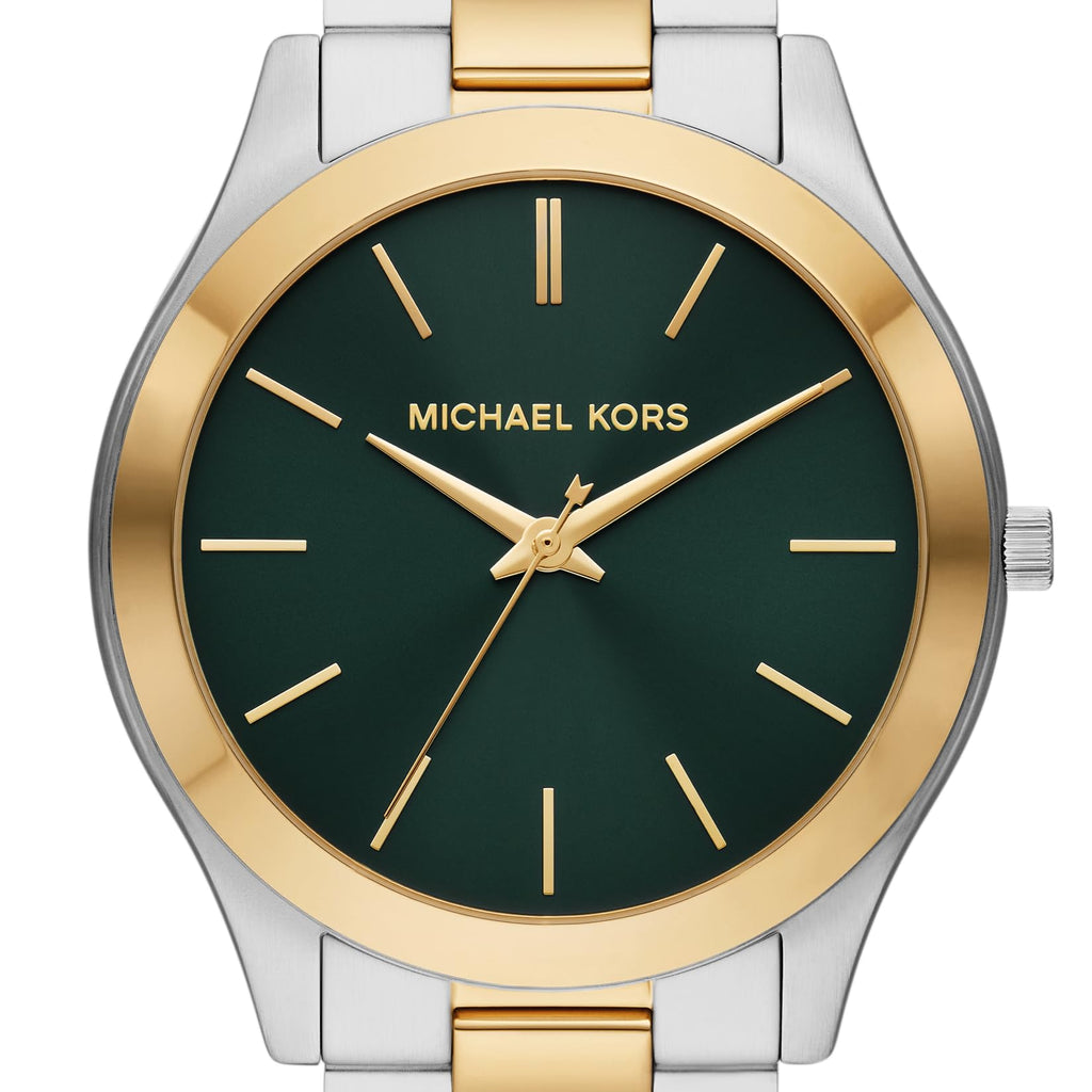 Michael Kors Slim Runway Three-Hand Two-Tone Stainless Steel Men's Watch (Model: MK9149)