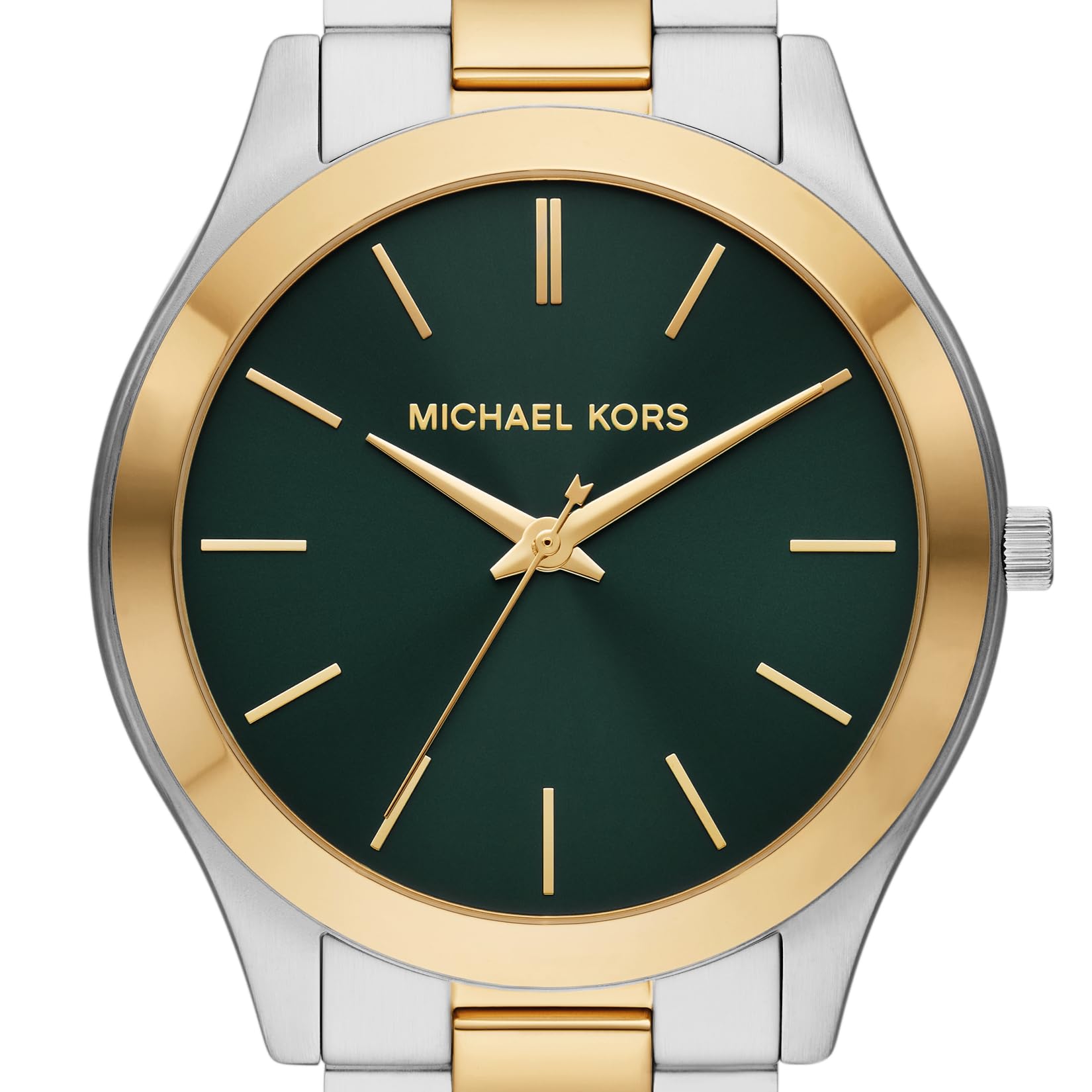 Michael Kors Slim Runway Three-Hand Two-Tone Stainless Steel Men's Watch (Model: MK9149)
