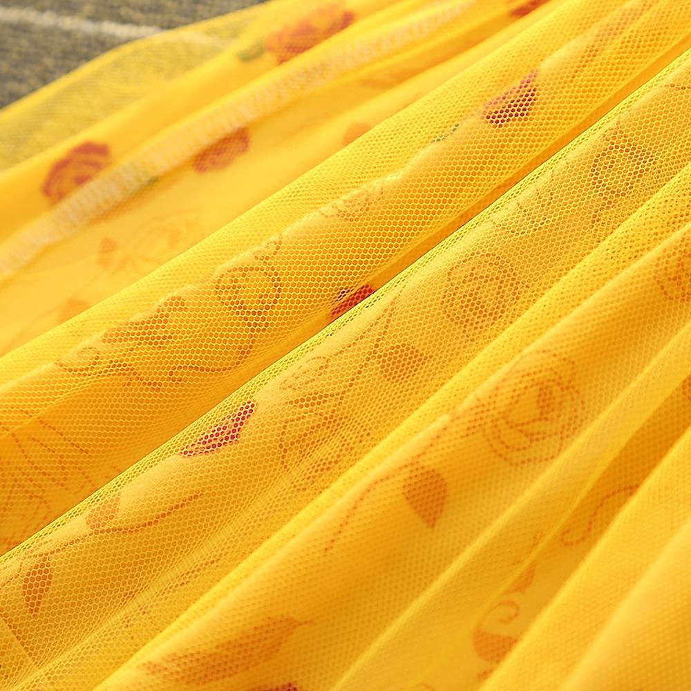 Dressy Daisy Princess Dress Up Clothes Halloween Fancy Party Tulle Skirt Summer Outfit for Toddler Girls