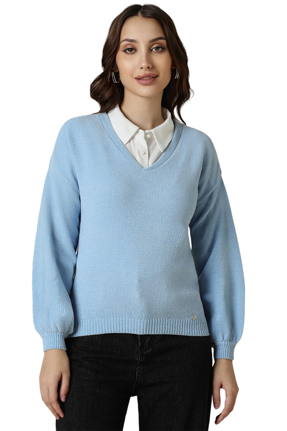 Allen Solly Women Regular Fit Casual Sweater