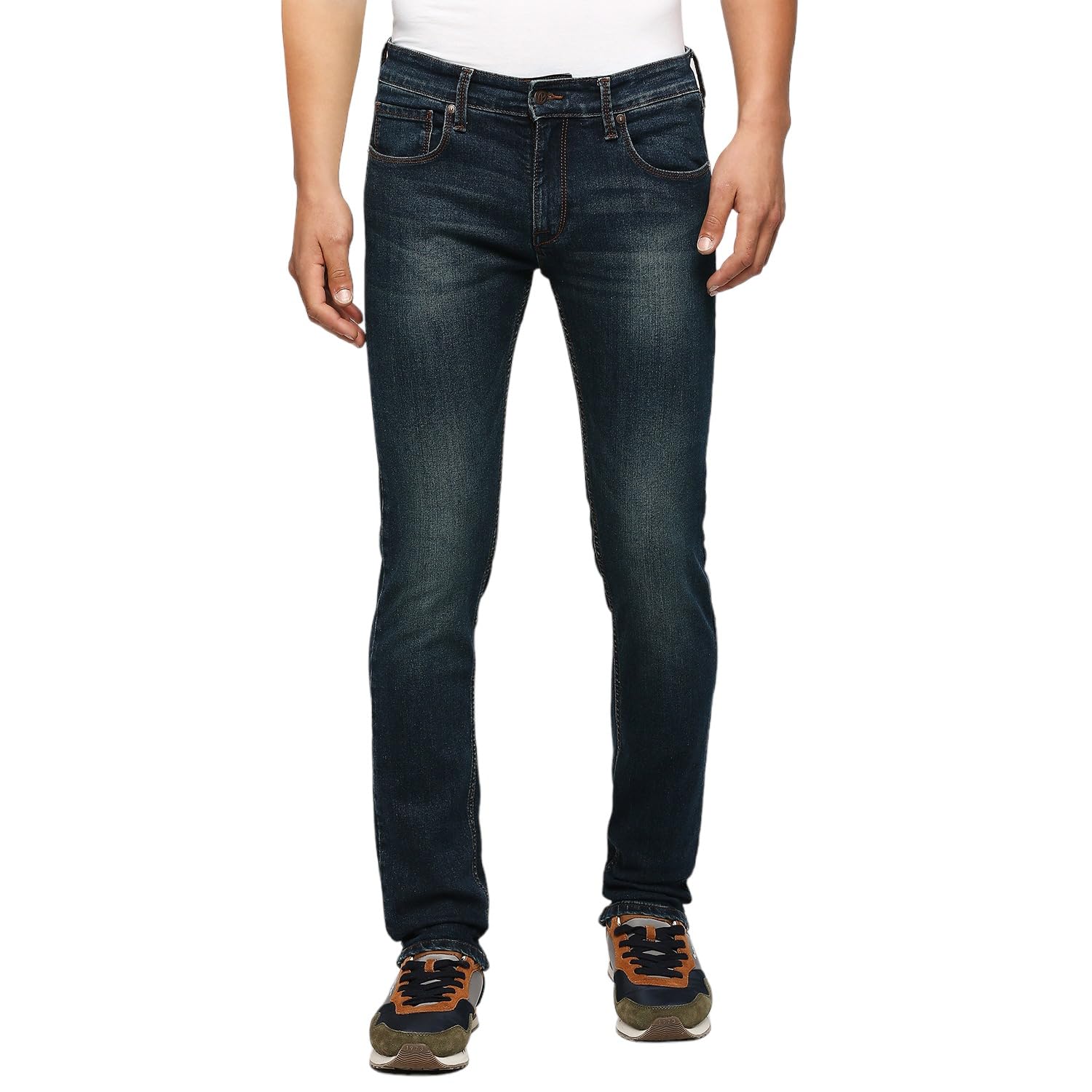 Pepe MenS Vapour Slim Fit Mid Rise Jeans