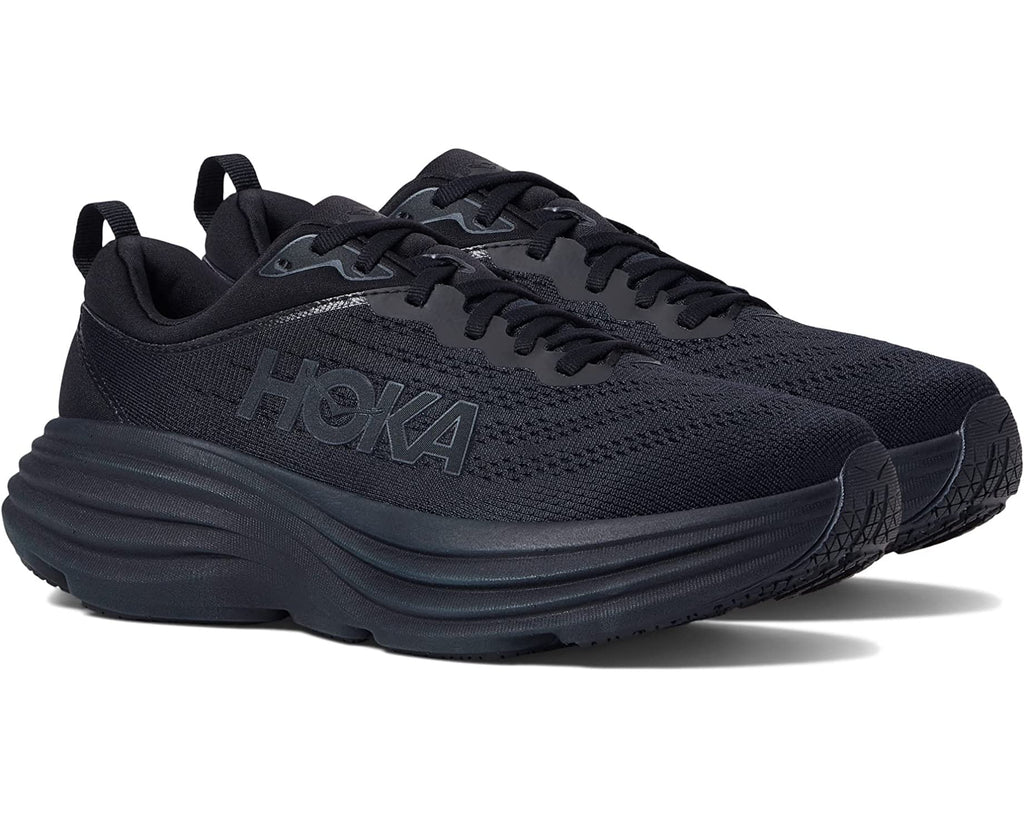 HOKA ONE ONE | Men's, Running Sneakers (Black Monochrome, 9.5)