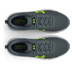 Under Armour Men's Charged Assert 10, (100) Gravel/Gravel/Lime Surge, 10, US