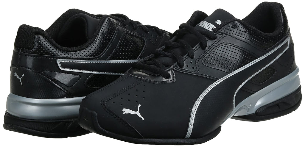 PUMA Men's Tazon 6 FM Shoes, PUMA Black/PUMA Silver, 13 M