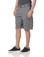 Unionbay Men's Survivor Belted Cargo Short-Reg and Big & Tall Sizes, Grey Goose, 48