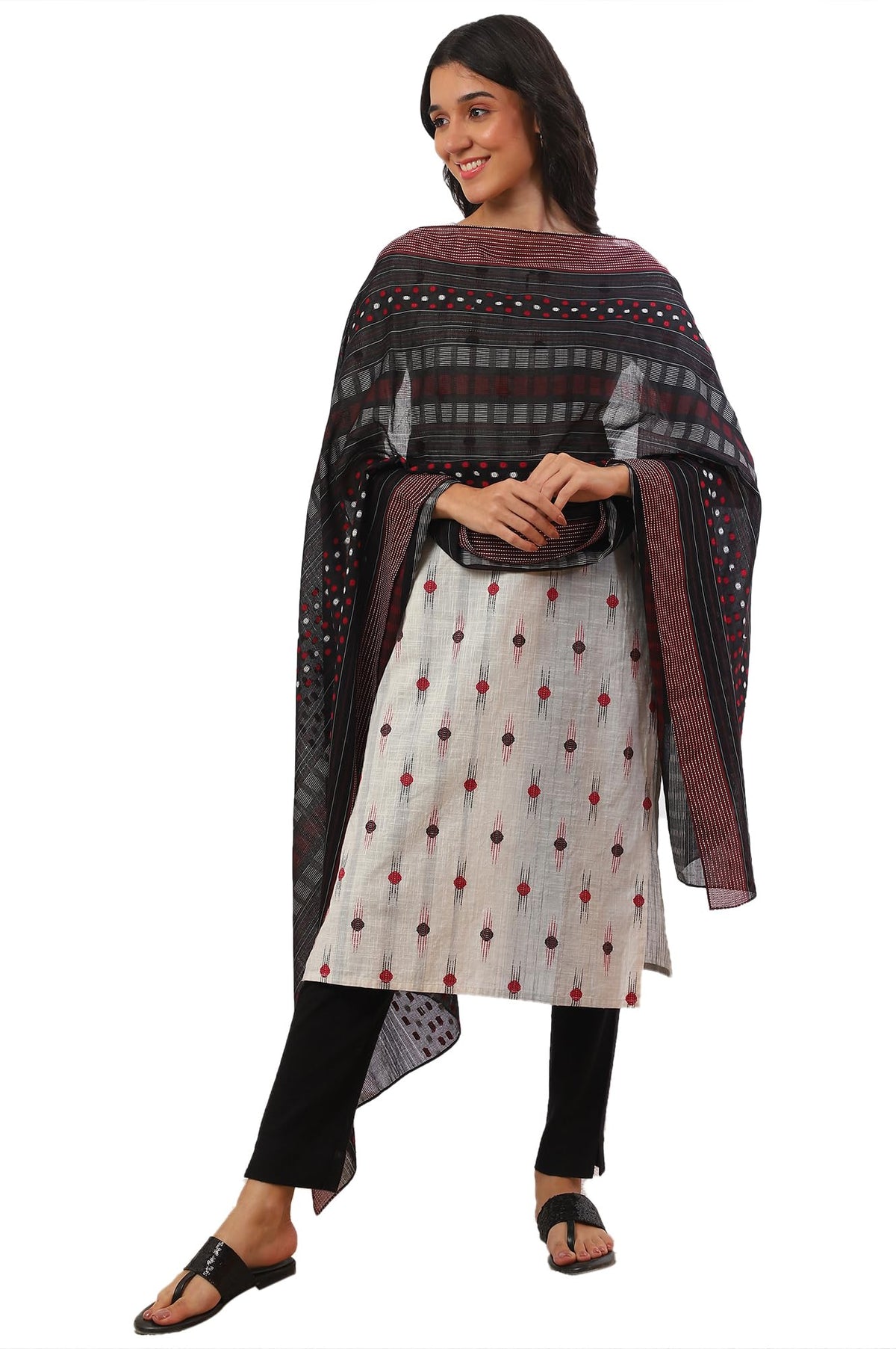 Aurelia Womens Dyed Pure Cotton Dupatta (Size: Free Size)-A80005-705500