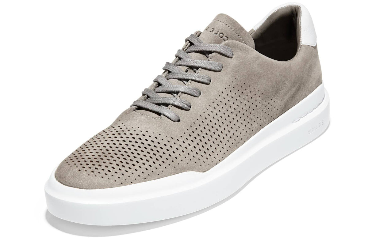 Cole Haan Grandpro Ace Laser Perf Sneaker Ironstone/Optic White 11 11