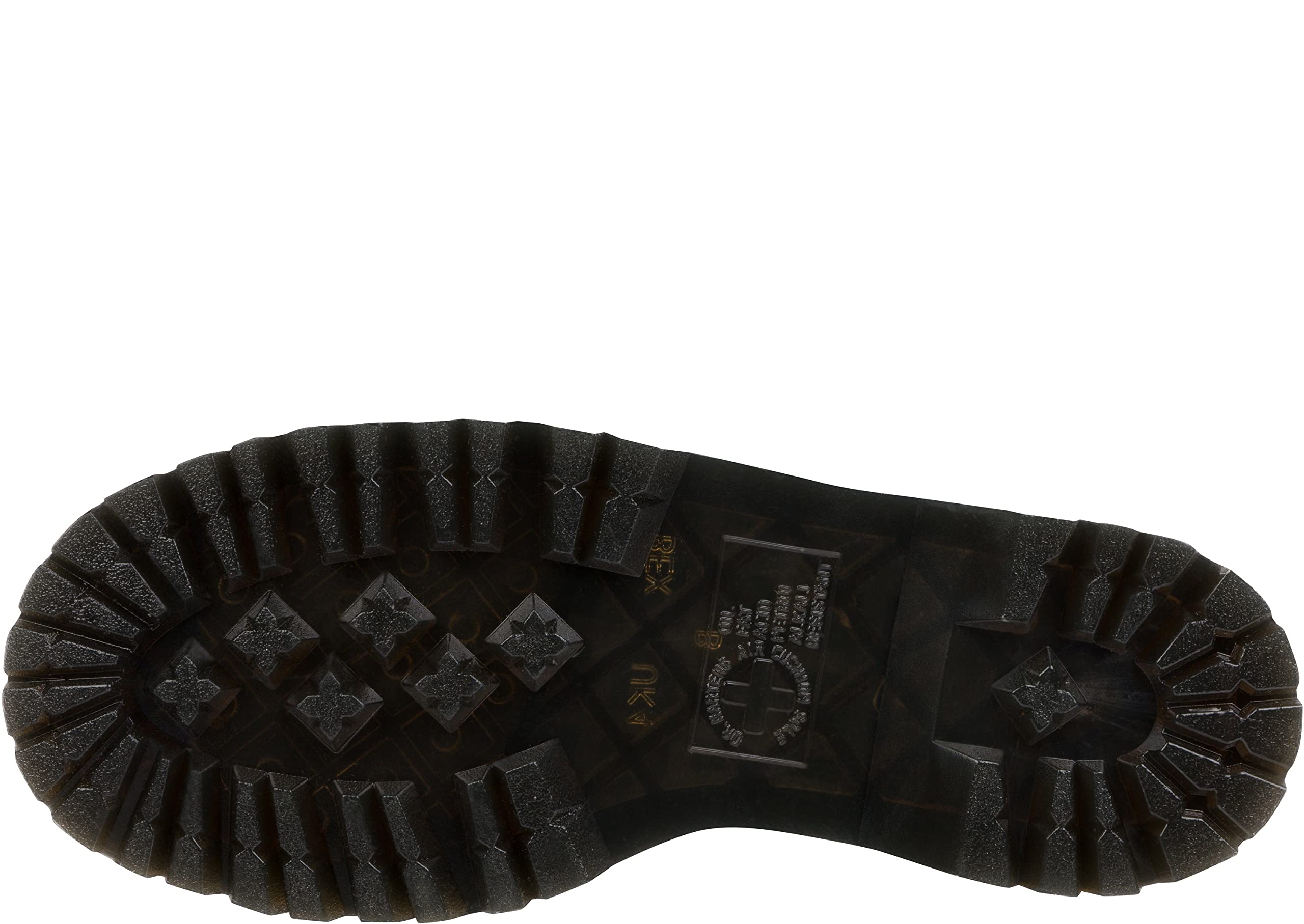 Dr. Martens Women's Devon Flower Ankle Boot, Black, 9