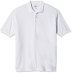 Dickies mens Big Short-sleeve Pique polo shirts, White, XX-Large US