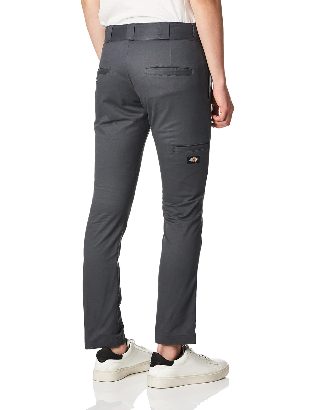 Dickies mens Skinny-straight Double Knee Work Pants, Charcoal, 31W x 30L US