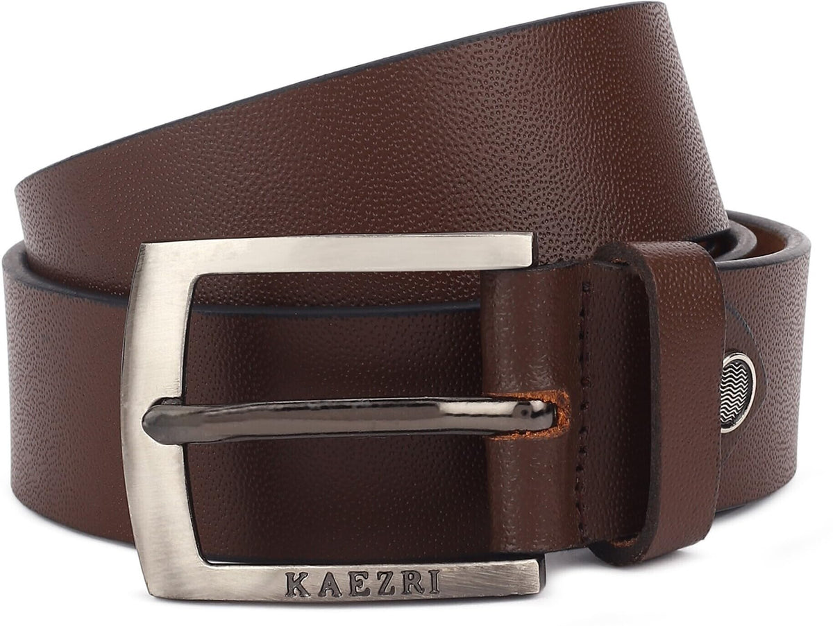Men Formal, Casual, Evening Brown Genuine Leather Belt ()_1025 28