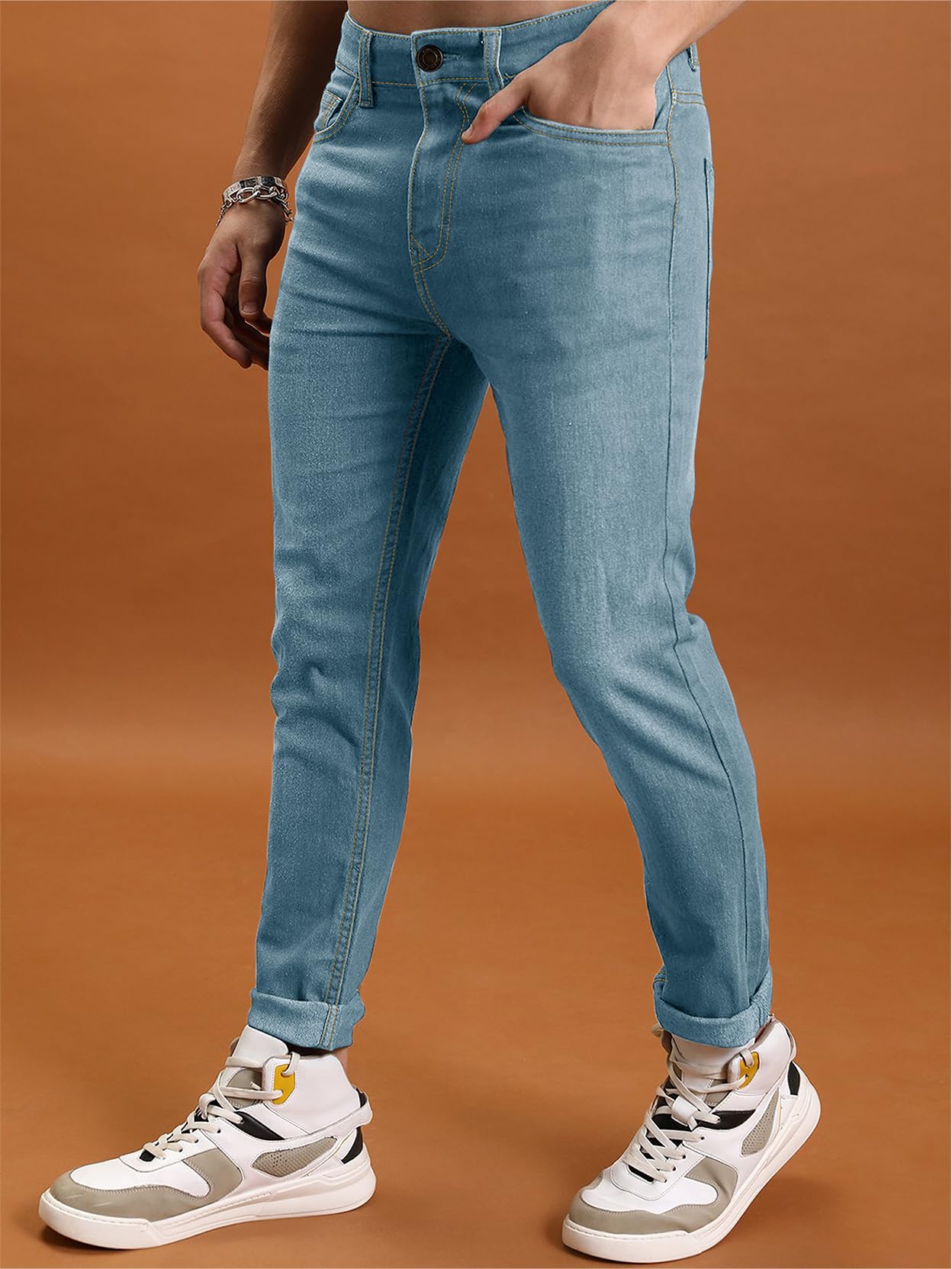 Nobel Monk MenS Regular Fit Denim Jeans |Men Jeans Pants