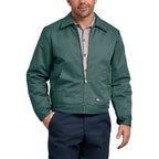 Dickies Men's Insulated Eisenhower Front-Zip Jacket,Lincoln Green,Small,Lincoln Green,Small/Regular