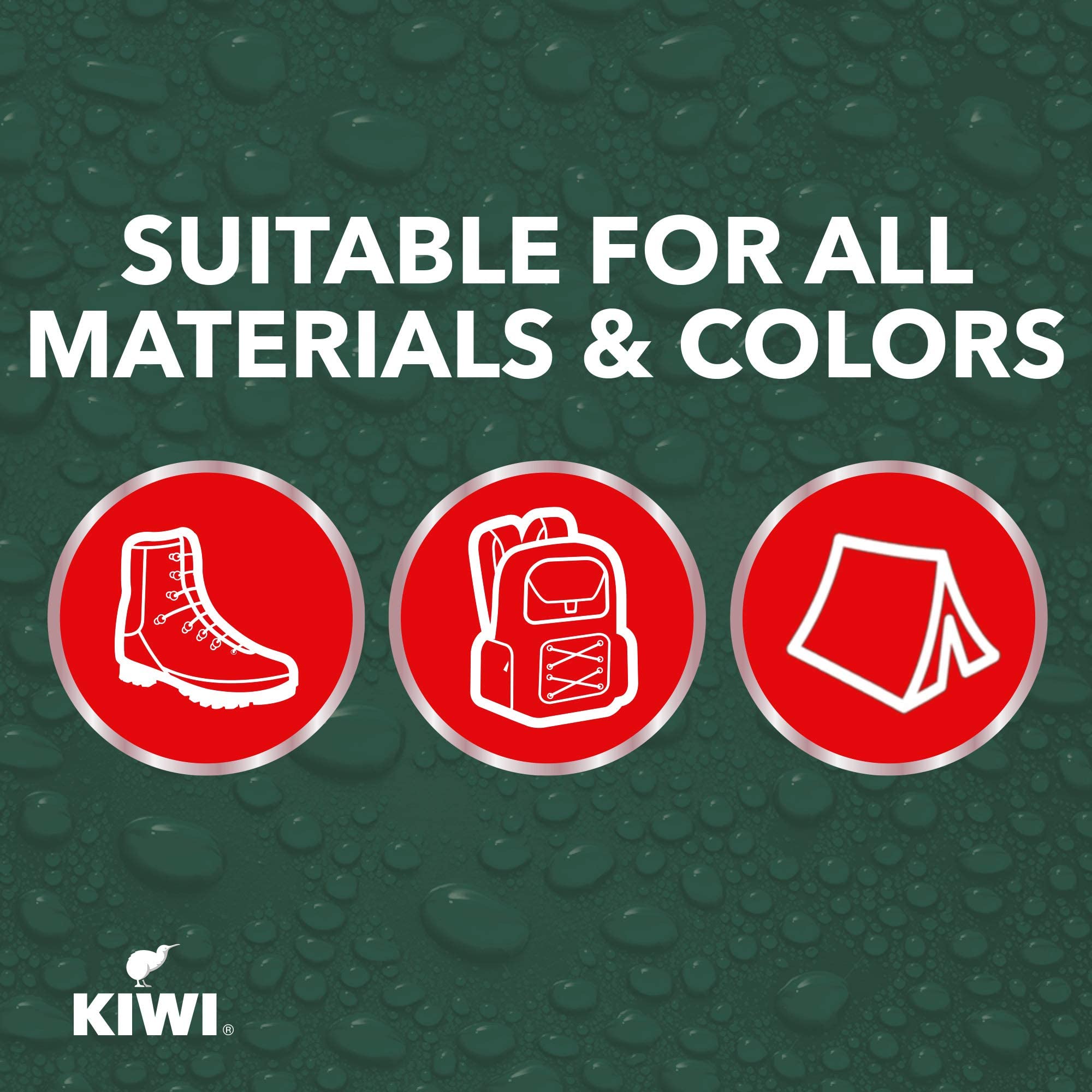 KIWI Camp Dry Water Repellent ,For Tents, Tarps, Boots, Boat Covers, Patio Furniture and More, Spray Bottle, 10.5 Oz (single uni