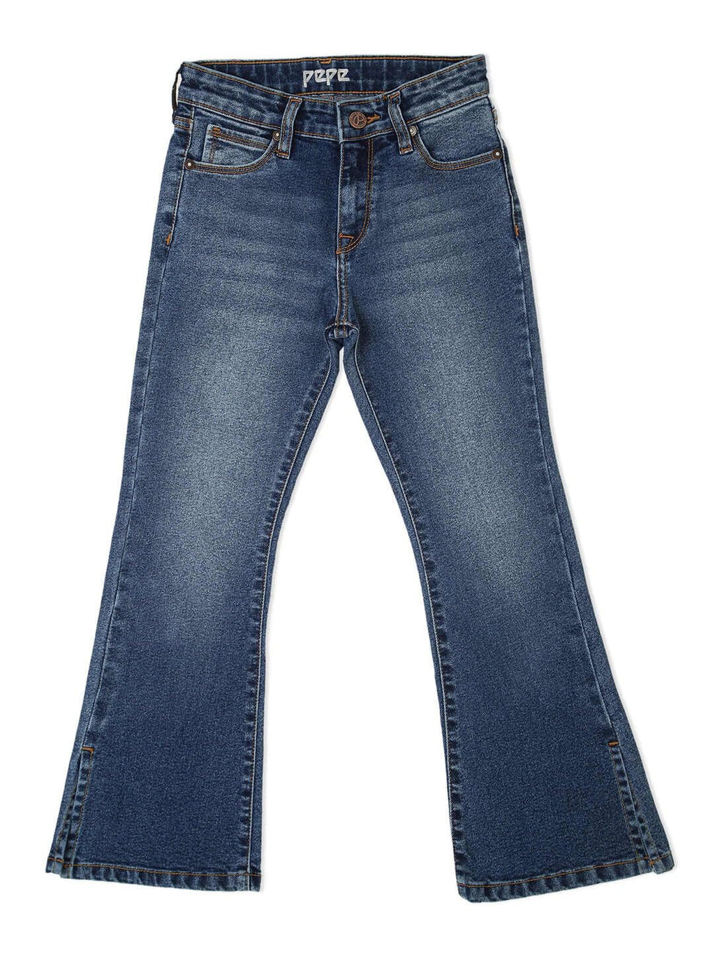 Pepe Jeans GirlS Regular Jeans (Pg201636J67_Mid Wash_12)