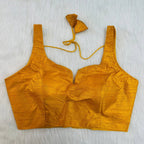 Pujia Mills Womens Heavy Phantom Silk Bollywood Style Sleeveless Trendy Blouse