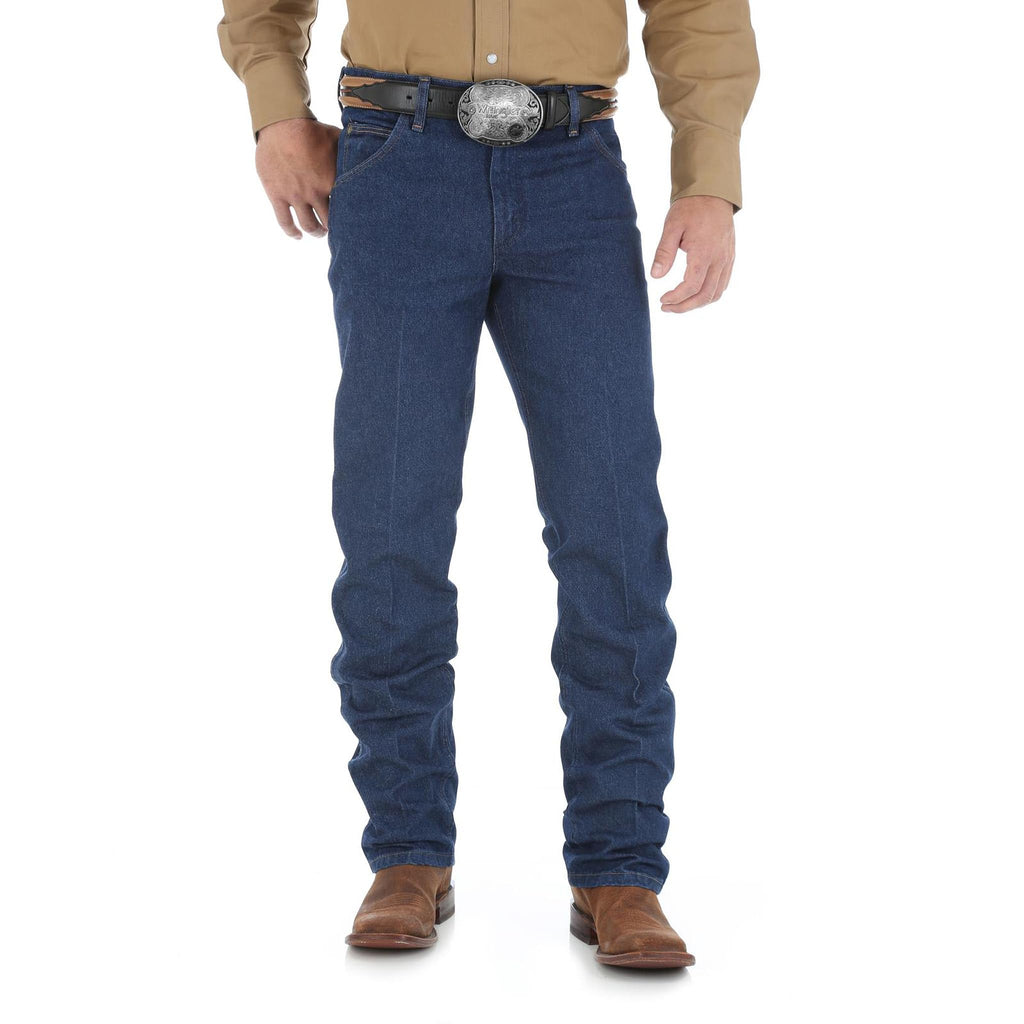 Wrangler Men's Premium Performance Cowboy Cut Regular Fit Jean, Prewashed, 33W x 30L