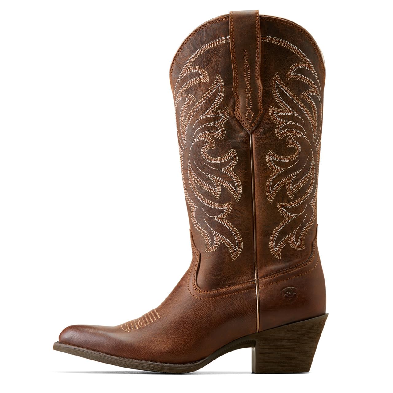 Ariat Women's Heritage J Toe Stretchfit Western Boot, Sassy Brown, 7.5