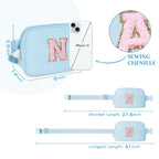 COSHAYSOO Blue Belt Bag Fanny Waist Pack Small Unique Gifts for Women Teen Girls Birthday Graduation Halloween Thanksgiving Chri