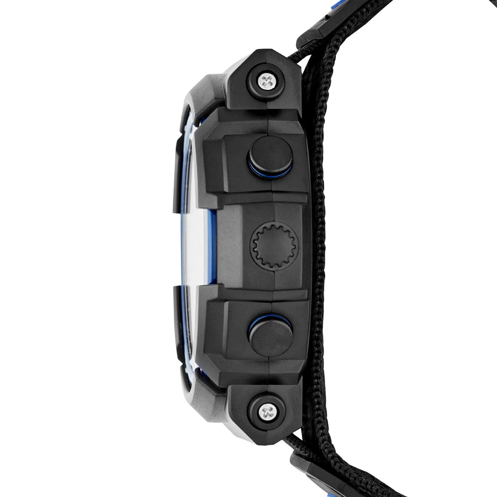 Skechers Men's Flournoy Digital Chronograph Watch, Color: Black/Blue (Model: SR1032)