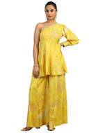 Libas Printed Silk Blend A-Line Co-Ord Set (401019Xxl)