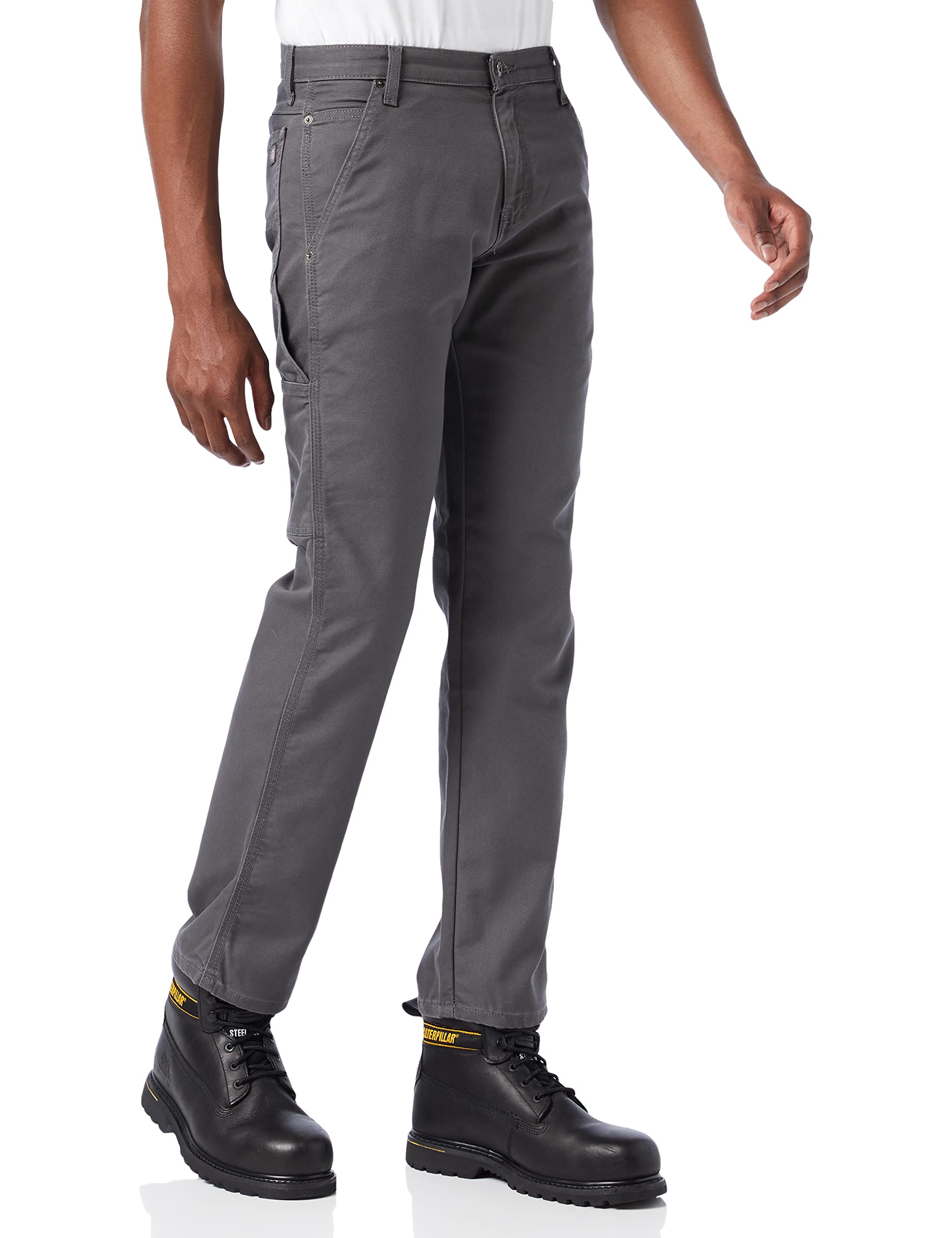 cherokee mens Tough Max Duck carpenter Pants, Stonewashed Slate, 44W x 30L US