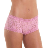 hanky panky Signature Lace Boyshort (4812P),Large,Tea Cake