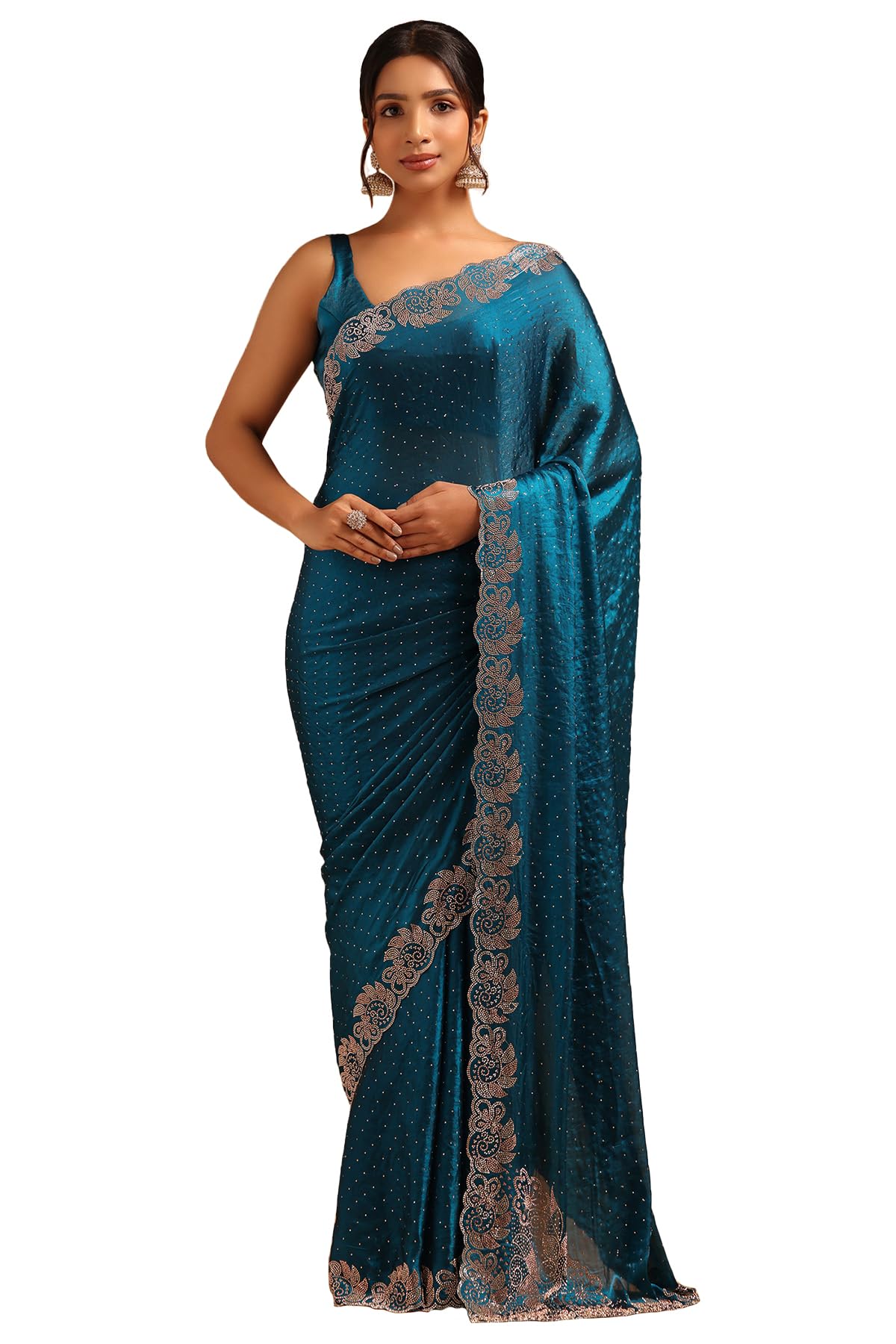 Soch Women Fendy Embellished Saree with Work