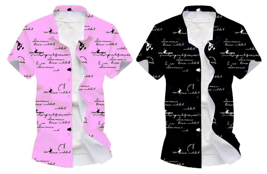 Kadiyu BoyS Lycra Blend Shirt With Half Sleeves Round Collar Neck Botton Down Closure Printed Pattern Relaxed Fit And Standard 