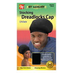 Beauty Town Stocking Dreadlocks Cap - Black, Comfortable fit, stretchable, super stretchy, soft, durable, lightweight, stays on