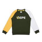 Pepe Jeans Boys Regular Fit Round Neck Sweatshirt Vineyard Green
