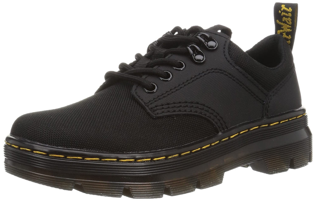 Dr. Martens Unisex 5 Tie Shoe Oxford, Black Extra Tough 50/50+Ajax, 13 Women/12 Men