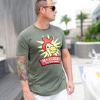 Lost Mr. Cluck's Chicken Men's Green T-Shirt - Large