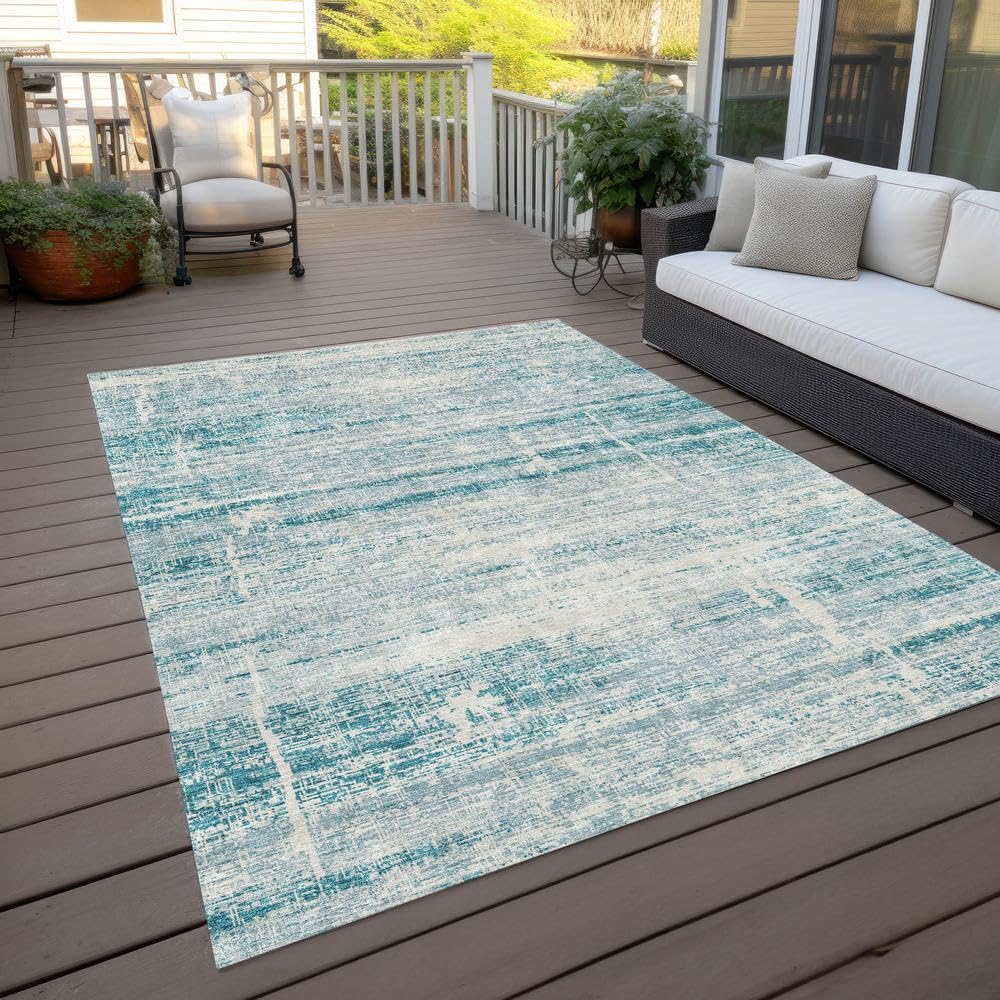 Chantille ACN747 Teal 9' x 12' Rug