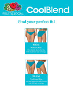 Fruit Of The Loom Womens Breathable Underwear, Moisture Wicking Keeps You Cool & Comfortable, Available Plus Size Bikini, Coolbl