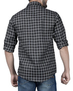 Noble Monk MenS Regular Fit Shirt | Checkered | Full Sleeves | Casual Shirt For Men