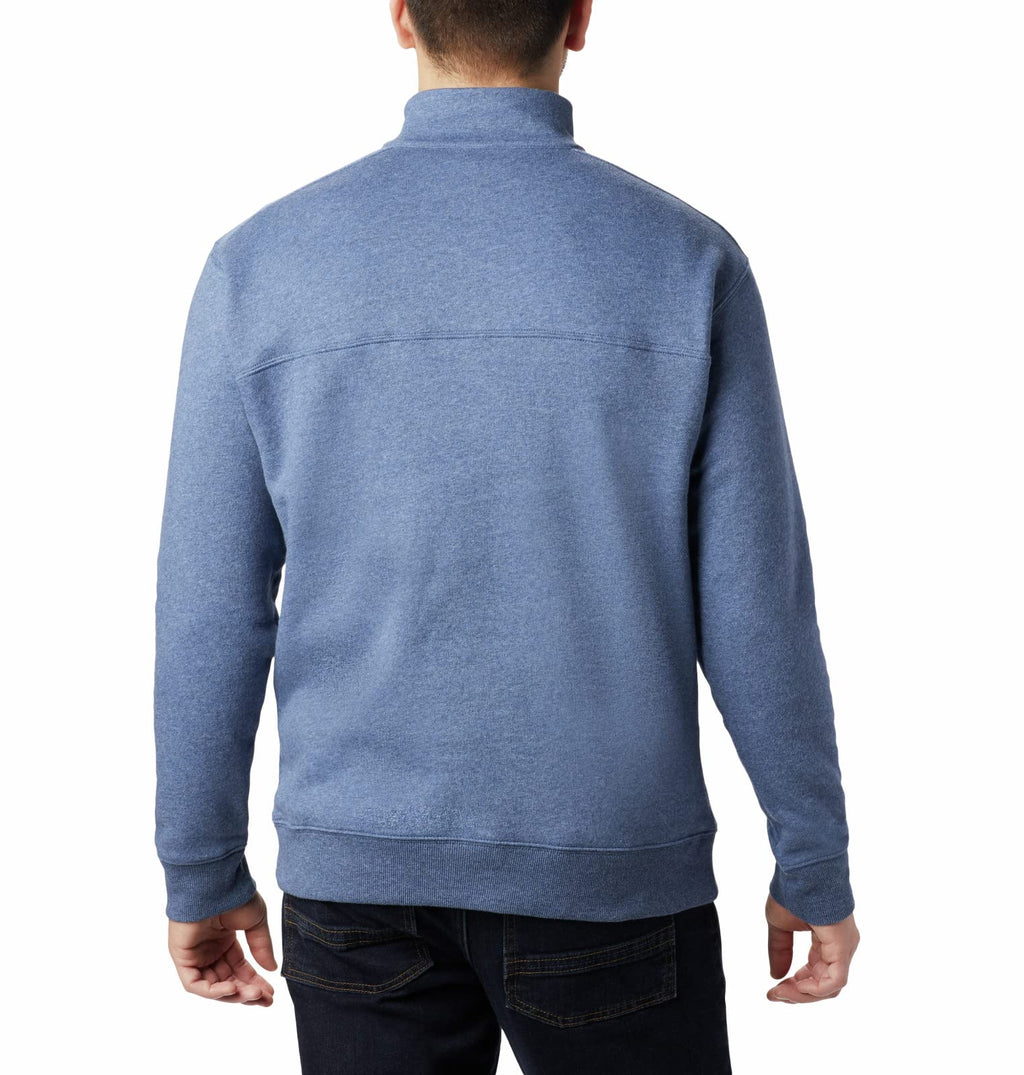 columbia Mens Hart Mountain II Half Zip Jacket, carbonHeather, X-Large