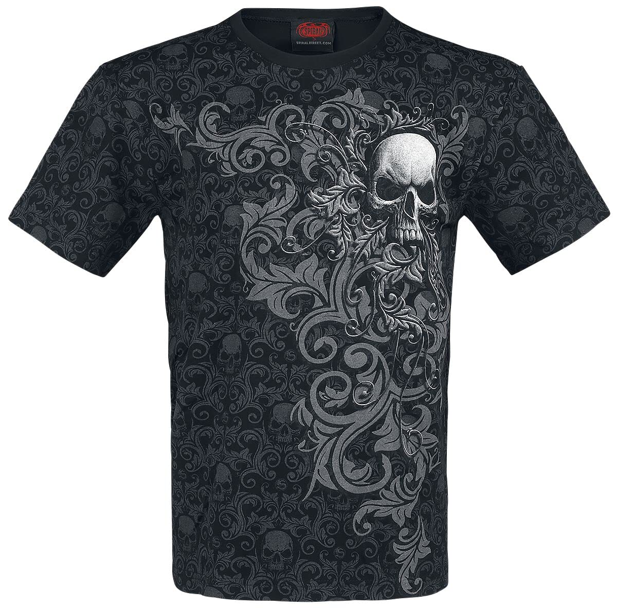 Spiral - Skull Scroll - Scroll Impression T-Shirt - S