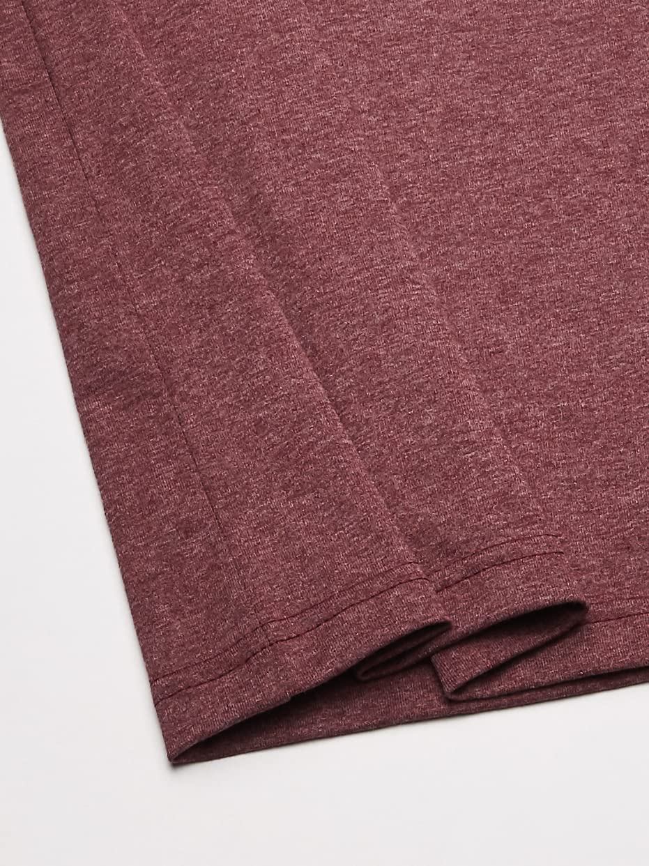 Dickies Men's Heavyweight Crew Neck Short Sleeve Tee, Burgundy Heather, Medium