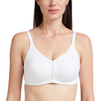 Enamor AB75 M-Frame JIggle Control Full Support Supima Cotton Bra - Non-Padded, Wirefree & Full Coverage