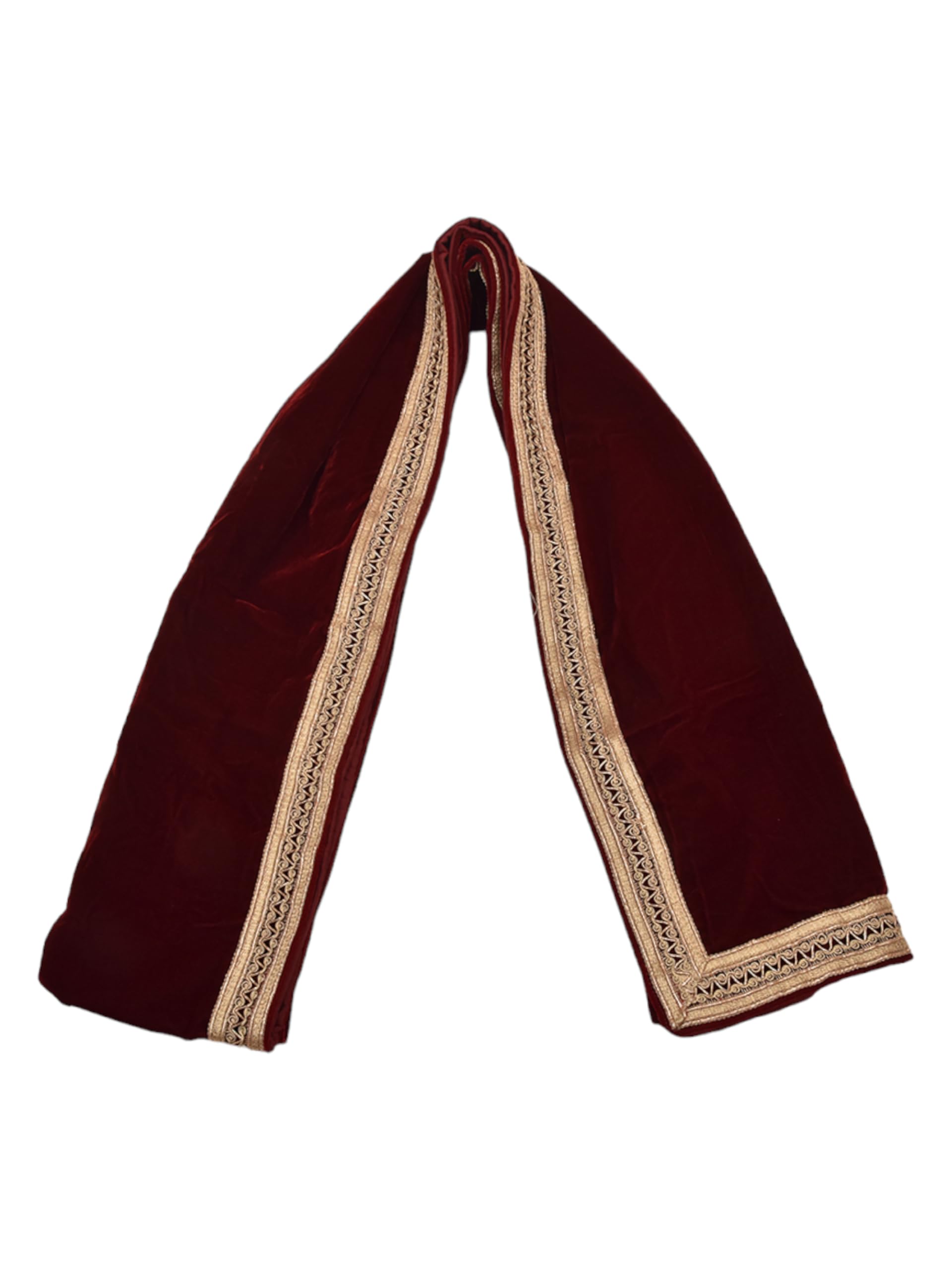 Manyavar Attractive Maroon Dupatta