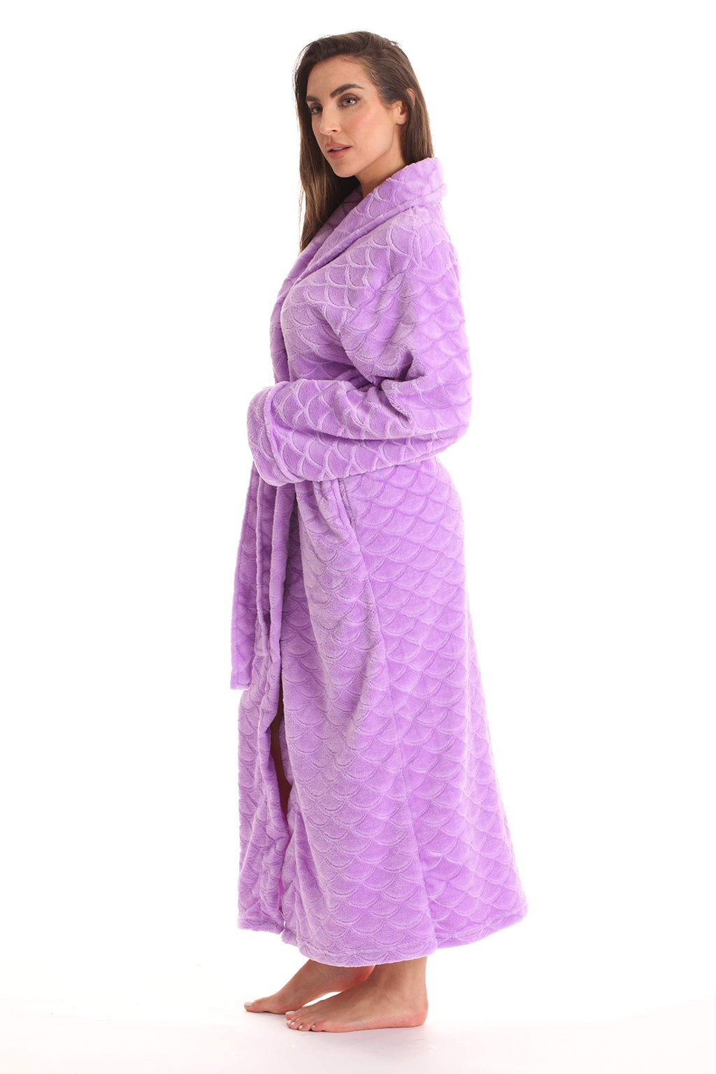 Just Love Kimono Robe Long Bath Robes for Women 6813-LIL-L