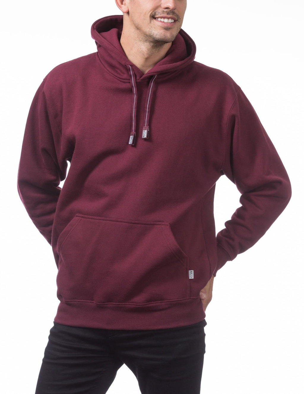 Pro Club Men's Heavyweight Pullover Hoodie (13oz), 2X-Large, Maroon