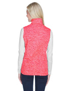 Ladies Lasic cosmic Fleece Vest - EL BLUE NEON gR - S(D0102H769HT)