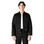Mens 8 oz Lined Eisenhower Jacket - BLAcK - S(D0102H7ZSD6)