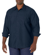 Red Kap mens Industrial Shirt, Regular Fit, Long Sleeve Work Utility Button Down Shirt, Navy, 3X-Large US