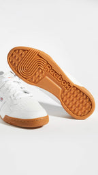Reebok Men Workout Plus Sneaker, White/Carbon/Classic red, 13