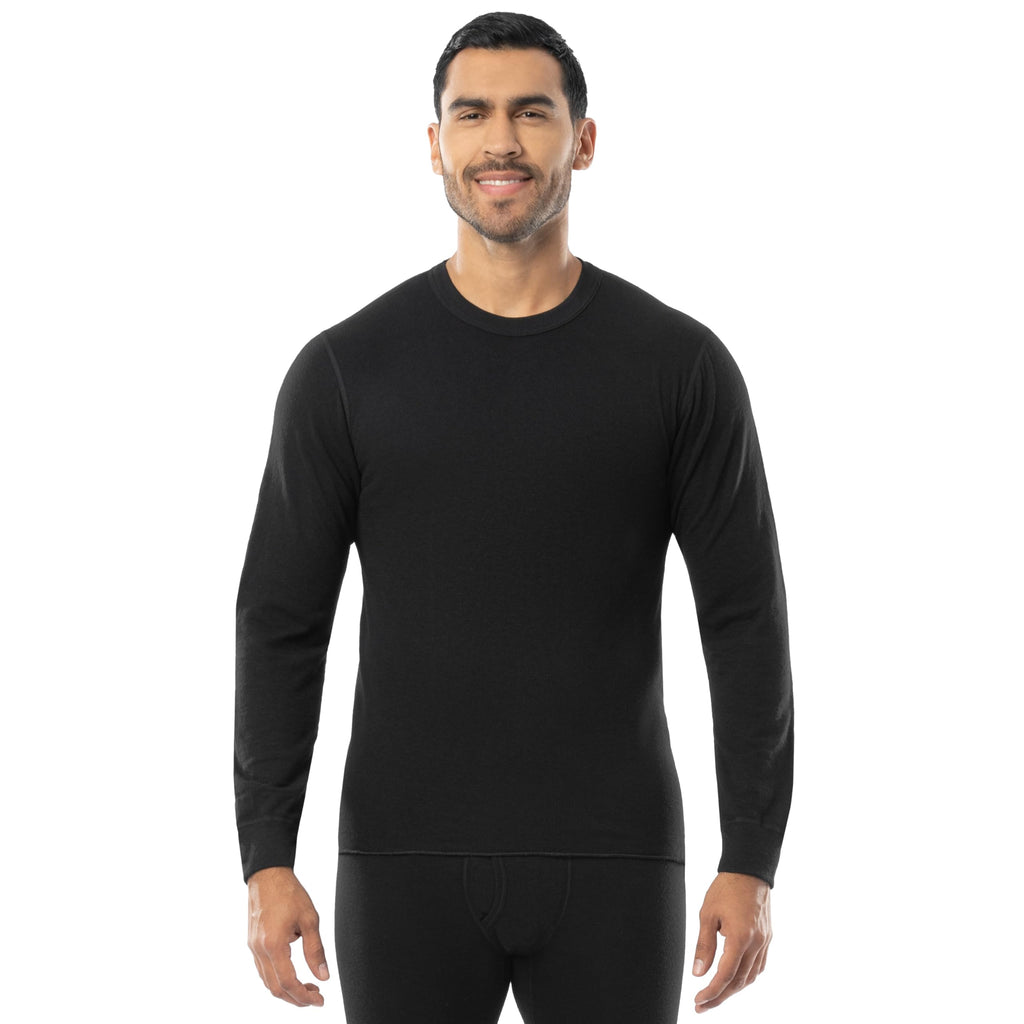 ColdPruf Basic Dual-Layer Crewneck Base Layer, Thermal Long-Sleeve, Men