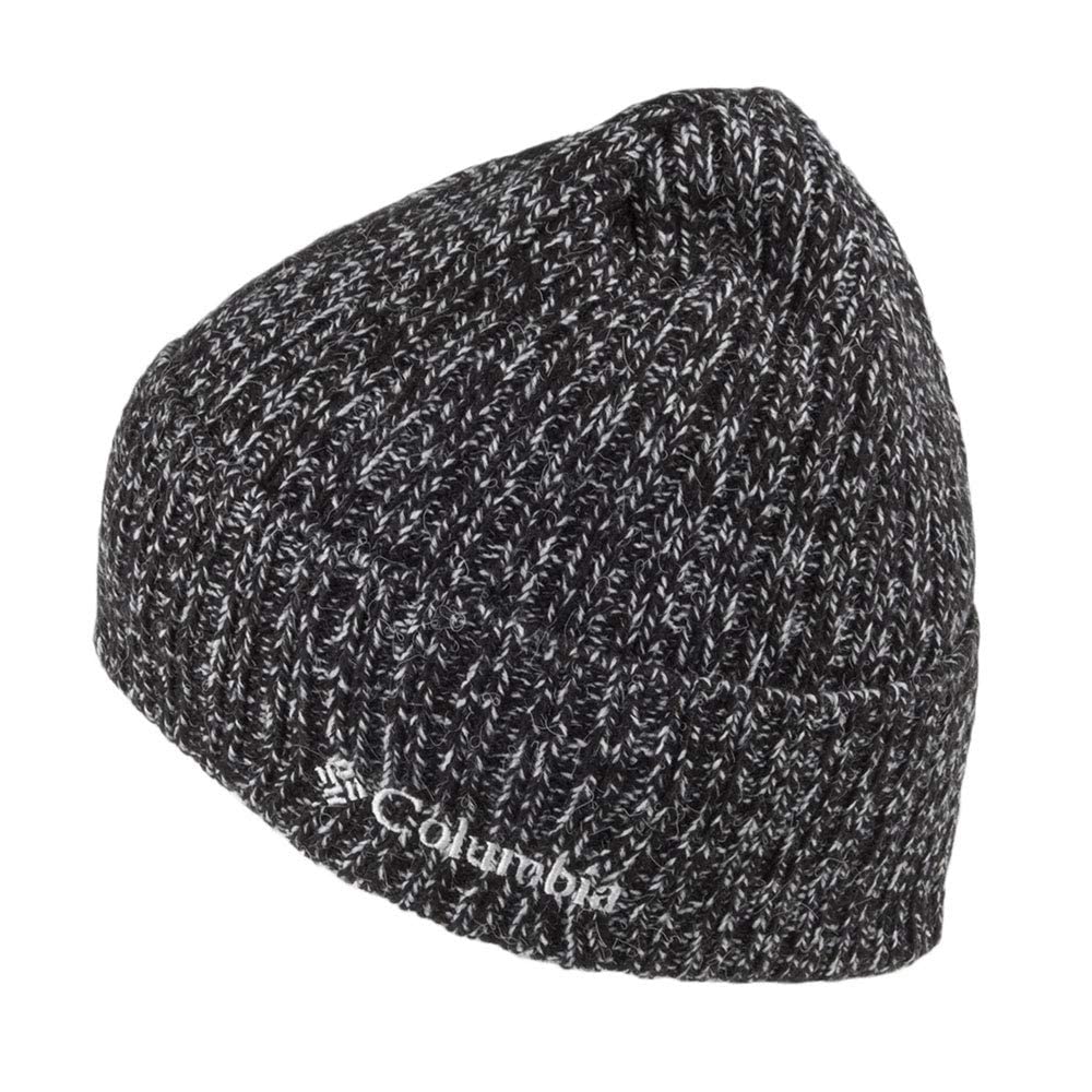 Columbia Men's Watch Cap, Black and White Marled, One Size